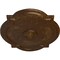 Ekena Millwork Waltz Ceiling Medallion (Fits Canopies up to 4 1/2"), 21 1/4"W x 17 3/8"H x 1"P, Root Beer Crackle CM21WARBC - alternate 3